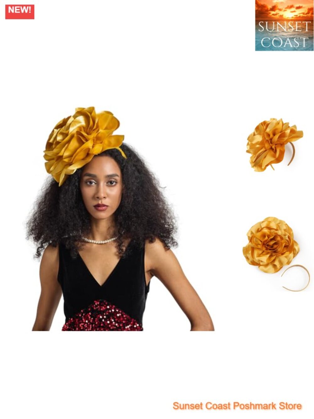 Large EVA Flower Fascinator Statement Headpiece Tea Party Derby Hat